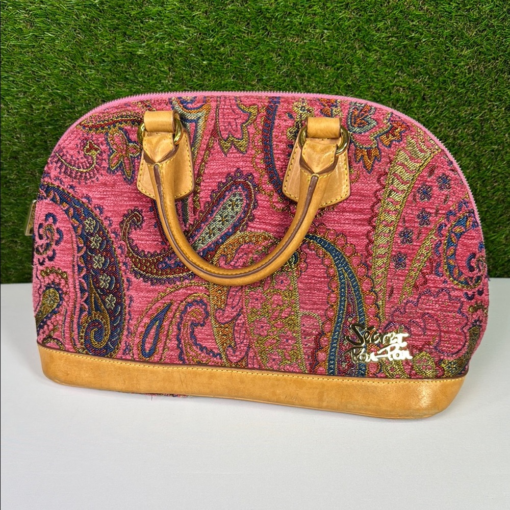SECRET PON PON Pink Paisley Women's Bag